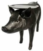 Table basse Pig table - Moooi noir en plastique