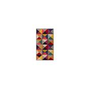 Tapis géométrique pour salon design multicolore Samba Multicolore 120x170 - Multicolore