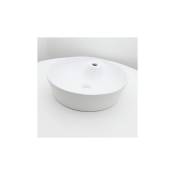 Vasque pour salle de bain Ronde - Céramique Blanc