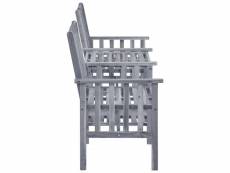 Vidaxl chaises de jardin avec table à thé 159x61x92