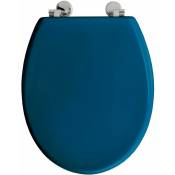 Allibert - Abattant wc en hdf boliva bleu canard -