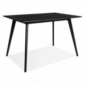 Alterego Petite table / bureau design 'MARIUS' noire