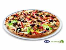 Assiette plate pizza pulpe de cellulose 32,5 cm - sdg - lot de 200 - - pulpe de cellulose