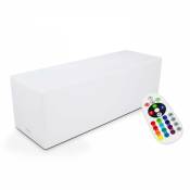 Banc lumineux à led - Coque blancheMode (on) : Multicolore,
