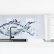 Crédence adhésive - Liquid Silver Fish II Dimension HxL: 40cm x 140cm Matériel: Smart