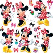 Disney - Sticker mural Minnie Mouse - 30 x 30 cm de