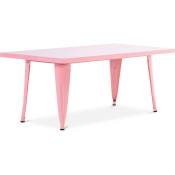 Kid Style - Table pour enfant Stylix – 120 cm - Métal Rose - Fer - Rose