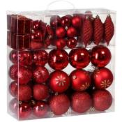 Lot de 103 boules de Noël Décorations pour sapin