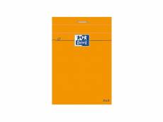 Oxford bloc-notes - petits carreaux - 160 pages - orange - 10,5 cm x 7,4 cm x 0,9 cm OXF3020121062753