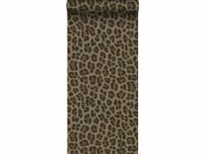 Papier peint peau de léopard marron et beige - 347801 - 0,53 x 10,05 m 347801
