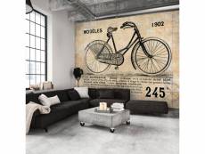 Papier peint vélo ancien l 100 x h 70 cm A1-SFT394