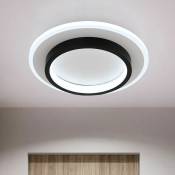 Plafonnier led 24W moderne blanc froid - lustre rond