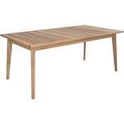 Rendez-vous Déco - Table de jardin extensible Tunga 186/245 cm - Marron