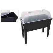 Serre Type Table Couleur Noire 80x40x65cm