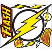 Sticker géant repositionnable logo Flash DC Comics 45,7CM x 49,8CM - Multicolor