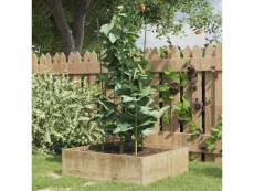 Supports pour plantes de jardin 3 anneaux 5 pcs - support plante vert 75 cm acier meuble pro frco78059
