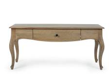 Table basse rectangulaire en bois de manguier 1 tiroir