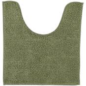 Tendance - tapis contour wc polyester 45X50 cm - vert