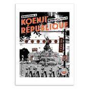 Affiche 50x70 cm - Tokyo-Paris République - Paiheme