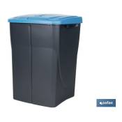 Cofan - Poubelle bleue pour recycler les matériaux