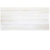 Decowood - Tête de lit en bois vieilli décapé 180x80cm - white