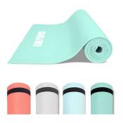 GORILLA SPORTS - GORILLA SPORTS ® Tapis de yoga PVC - 180x60x0,5cm tapis de gymnastique avec sangle de voyage pour le yoga, le pilates et le fitness