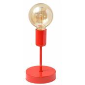 Helam Lighting - Helam tube Lampe à Poser Rouge 12cm