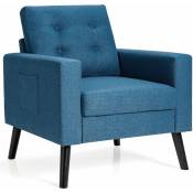 Relax4life - Fauteuil Simple avec Accoudoirs 74 x 83
