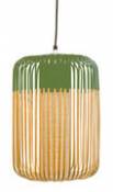 Suspension Bamboo Light L Outdoor / H 50 x Ø 35 cm - Forestier vert en bois