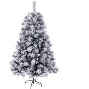 Svita - Arbre de Noël artificiel neige Décoration Sapin artificiel pvc 150 cm