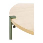 Table basse Galet pieds vert romarin 43 cm - TIPTOE
