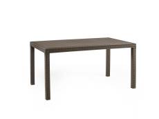 Table d'extérieur marron 150x90 cm
