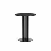 Table ronde Scala / Ø 60 cm - Marbre noir - Normann