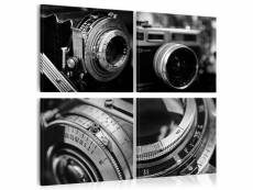 Tableau vintage vintage cameras taille 80 x 80 cm PD12398-80-80