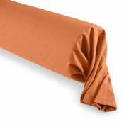 Taie de traversin orange 45 x 185 cm / 100% coton / 57 fils/cm² - orange