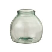 Vase verre transparent H20cm