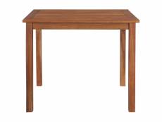 Vidaxl table de jardin 85x85x74 cm bois d'acacia massif 48606