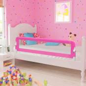 Barri�re de lit pour enfants 150x42 cm Rose - Vidaxl