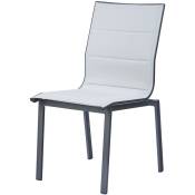 Chaise de jardin Ajaccio - Aluminium et textilène