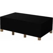 Digitalab - Housse pour mobilier de jardin 180 x 120 x 74cm Noir
