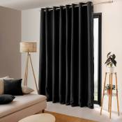 Enjoy Home - Rideau occultant grande largeur 300x240 Basic noir - Noir
