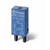 Finder - Module led + varistor 28 à 60V ac/dc supports