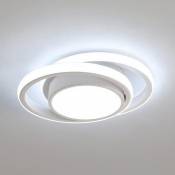 Goeco Plafonnier LED, Rond Lampe de Plafond 32W 2500lm, Moderne Luminaire Plafonnier pour Couloir Coucher Salle de Bains Cuisi