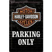 Harley Davidson - Grande plaque métallique