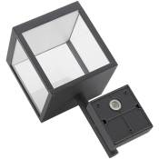 LED Applique Exterieur 'Cube' en aluminium - gris graphite,