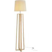 Lúzete - lampe de pied lindberg ecran beige - Beige
