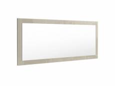Miroir gris sable brillant (hxlxp): 139 x 55 x 2