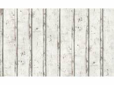 Papier peint planches de bois à effet "used" 10 m x 0,53 m