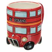 Papillon Gift mug 3D en forme de bus rouge londonien