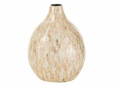 Paris prix - vase design en bambou "mosaïque" 34cm